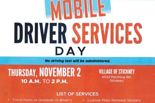 Riverside Township promotes Mobile Driver Services Day event in Illinois.